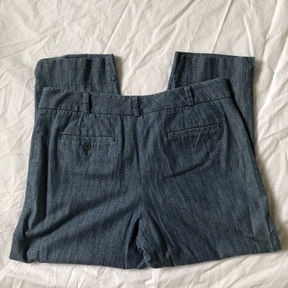 Talbots Signature Linen Like Capris Sz 8P - Picture 2 of 5